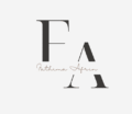 Black White Minimalist Modern Aesthetic Initials Font Logo